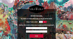 Desktop Screenshot of lolalola.com