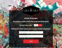 Tablet Screenshot of lolalola.com